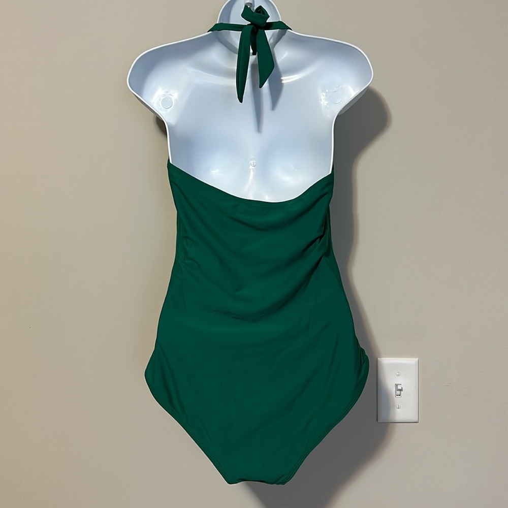Vintage-Style Halter Push-Up Tummy Control Swimsuit - Picture 3 of 4
